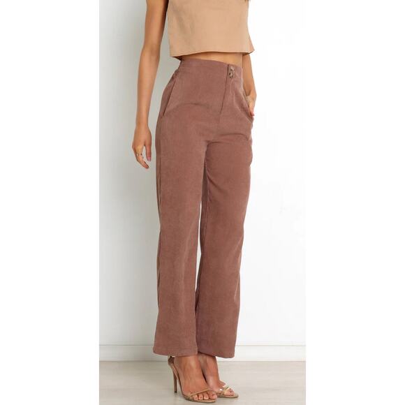 Petal & Pup SPRINGFIELD PANTS IN BROWN. Size 12 - Picture 1 of 8